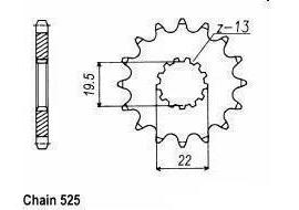 PIGNON ACIER 12112CZ