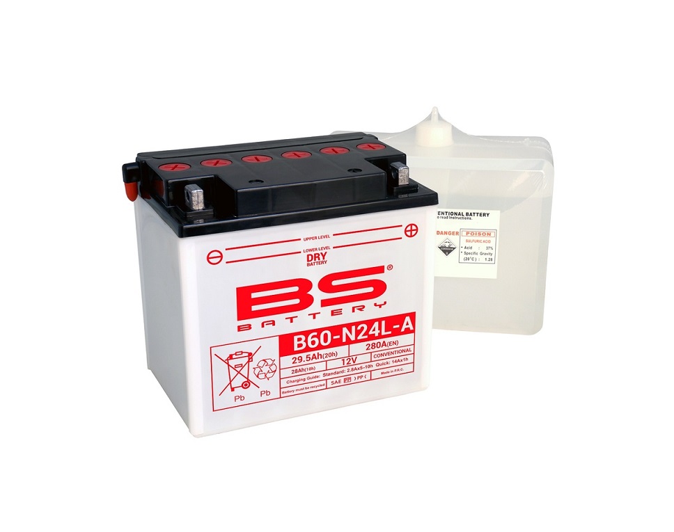 BATTERIE BS BATTERY HAUTE PERFORMANCE B60-N24L-A