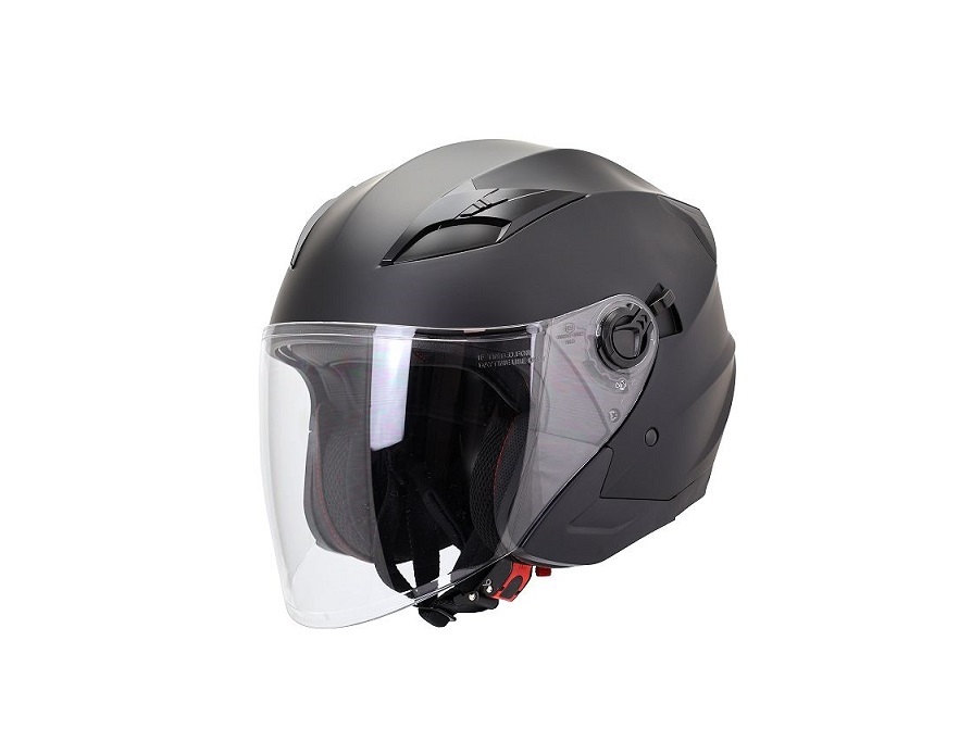 CASQUE JET NOEND PURE SC-32 NOIR MAT DOUBLE ECRAN TAILLE XXL