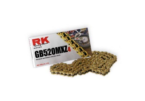 CHAINE RK GB520 MX MOTOCROSS ULTRA RENFORCEE