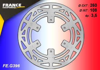 DISQUE DE FREIN AV FIXE GAMME ESSENTIEL ROND OU VAG FRANCE EQUIPEMENT FE.G396