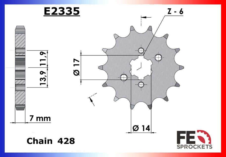 PIGNON ACIER 3985.E2335