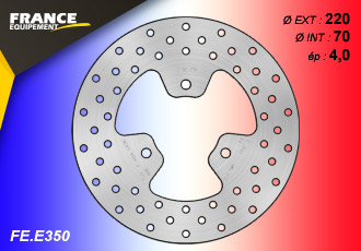 DISQUE DE FREIN AR FIXE ROND FRANCE EQUIPEMENT FE.E350