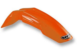 GARDE BOUE AVANT UNIVERSEL SUPERMOTARD ORANGE