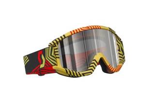 LUNETTE CROSS SCOTT RECOIL XI PRO MAZE JAUNE SILVER CHROME