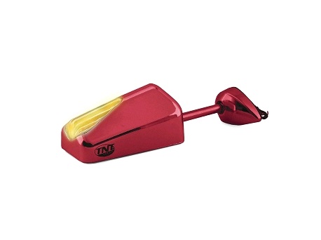 RETRO F11 REVERSIBLE A APPLIQUE LIGHT ROUGE ANODISE