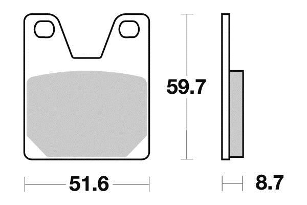 PLAQUETTES DE FREIN AR SIFAM S1264N