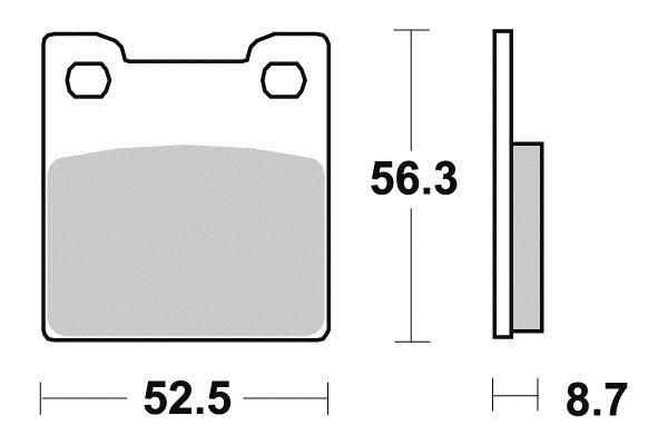 PLAQUETTES DE FREIN AR SIFAM S1350N