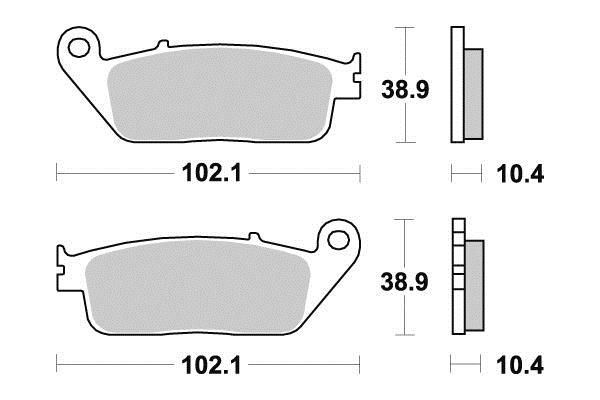 PLAQUETTES DE FREIN AR VESRAH VD156/3JL